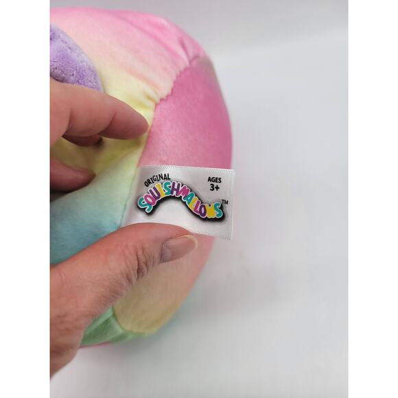 Squishmallows Sydnee Squirrel Rainbow 9" Soft Cuddle Kids Plush Stuffed Toy - Picture 3 of 5